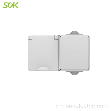 2Way Switch 2Round Pin цахилгаан гаралтын хаалттай